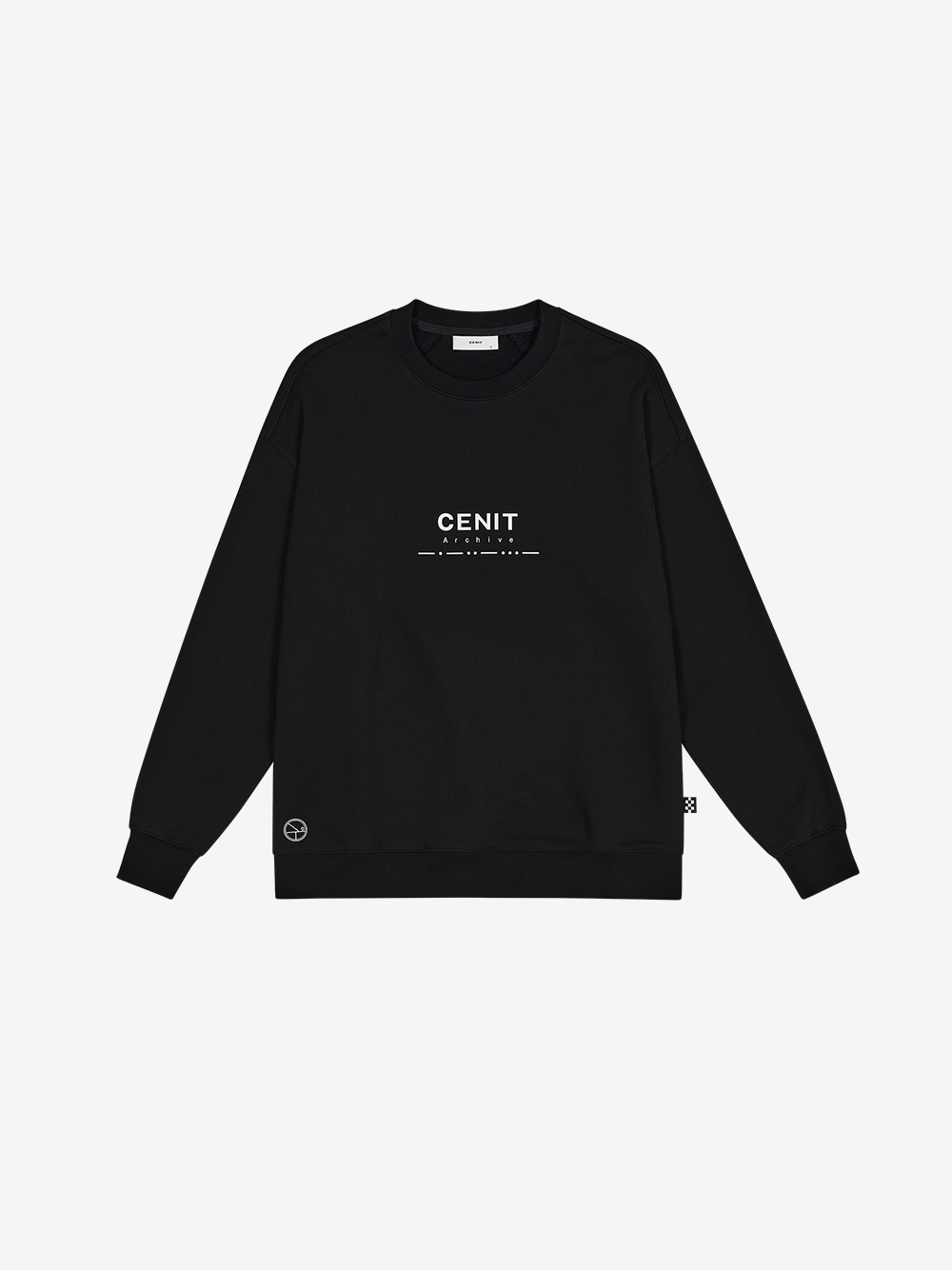 CENIT BASIC SWEAT SHIRT _ BLACK